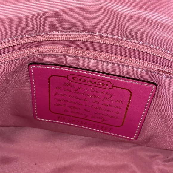 Vintage Y2K Pink Coach Purse and Matching Wallet - Picture 10 of 16